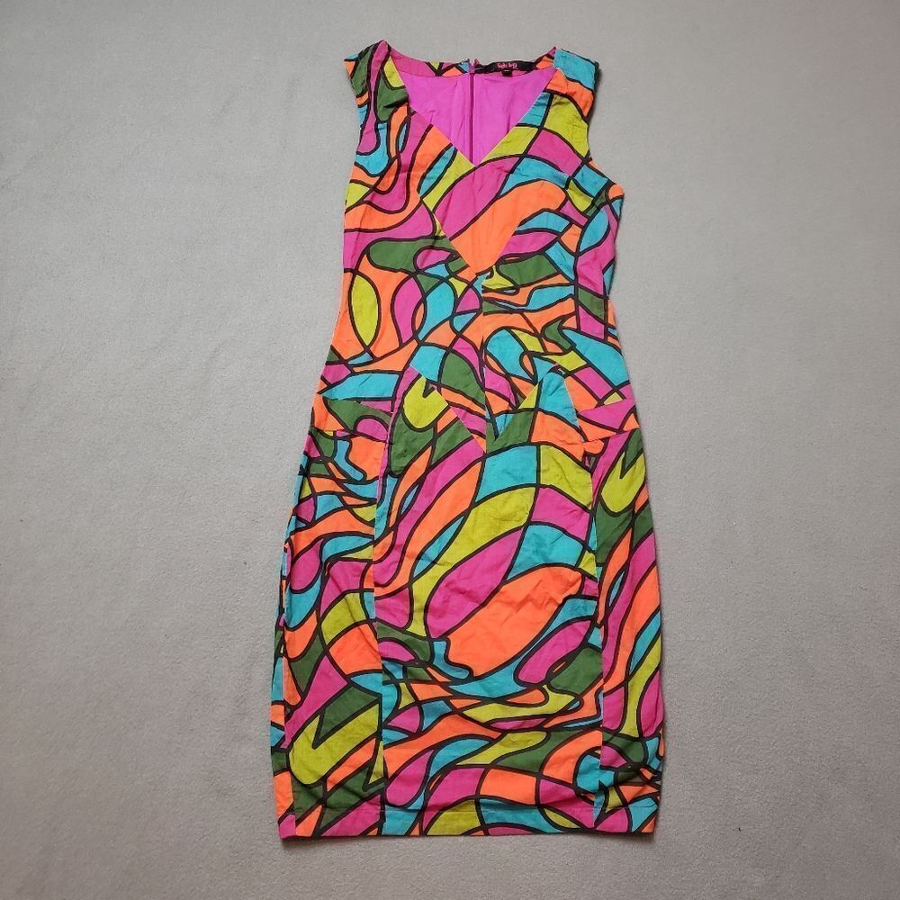 ANTHROPOLOGIE GLASS GLOW DRESS - Fish Fry size XS